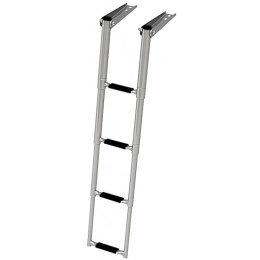 Трап телескопический складной узкий 4 черных ступени 264 мм (040162BT)